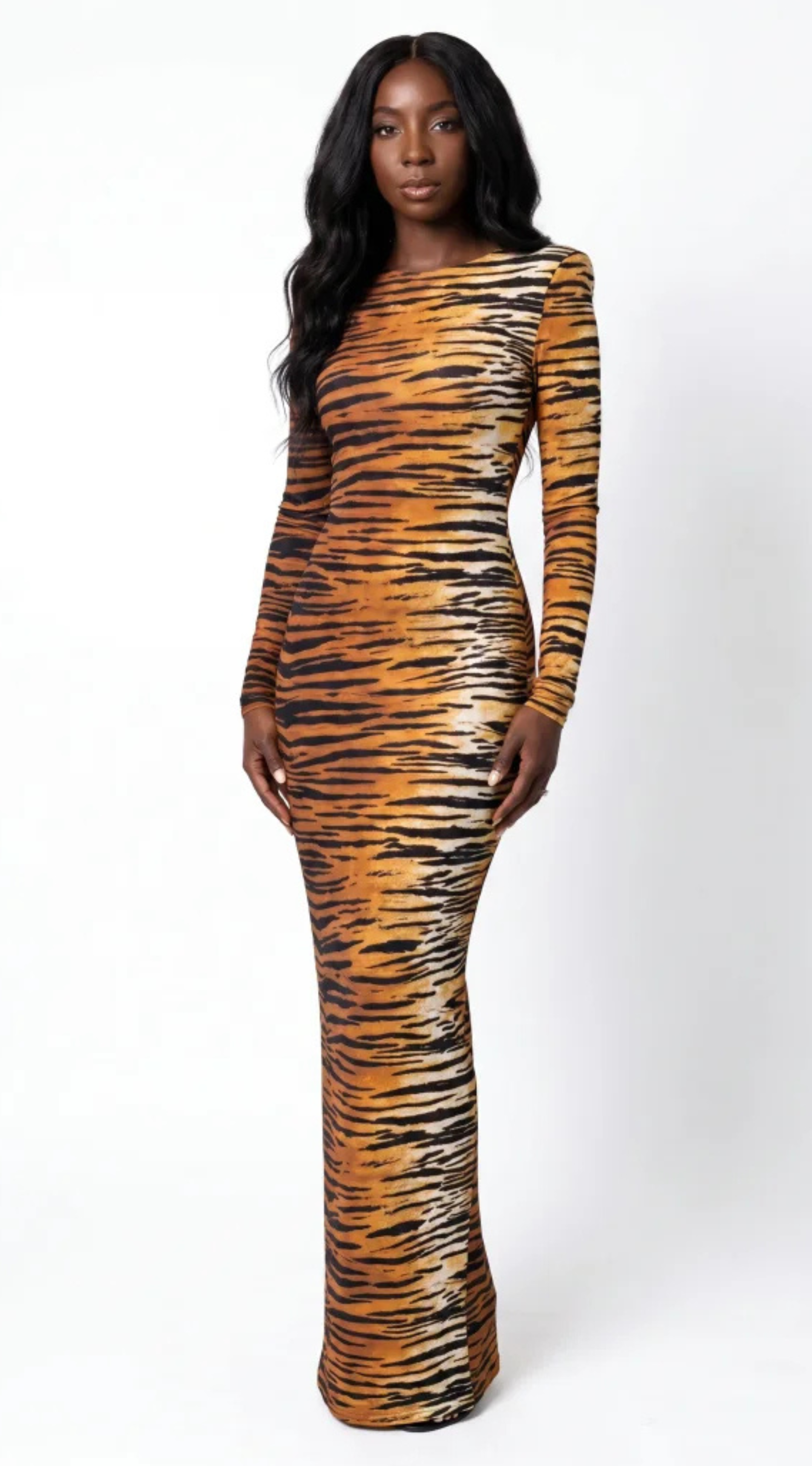 leopard print bodycon maxi dress Kaiia sequin bandeau bodycon maxi dress in leopard print