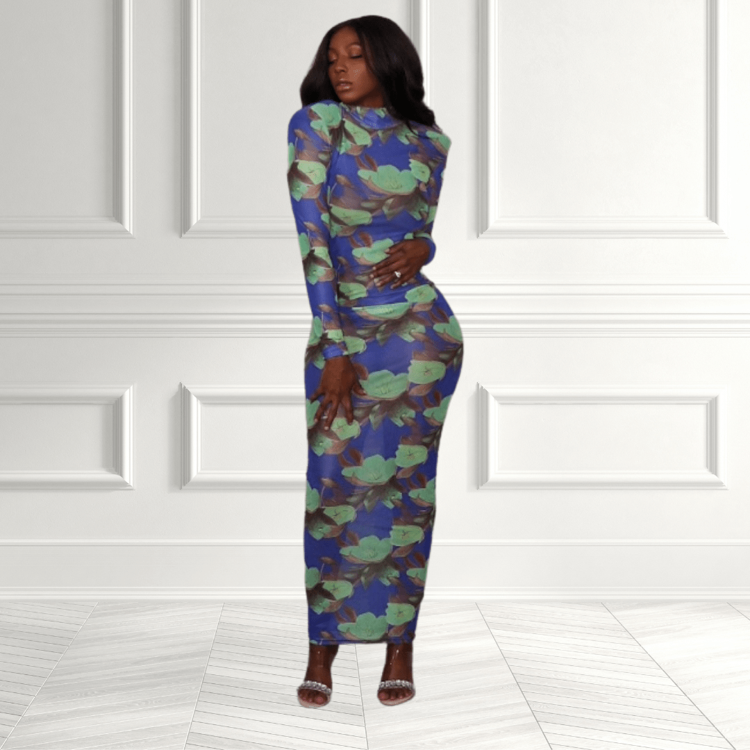 uo floral mesh maxi dress Floral Mesh Maxi Dress: Effortless Elegance