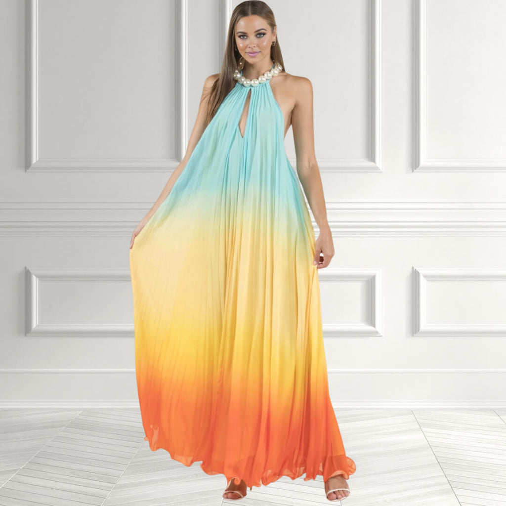 navy silk dress Whitney Silk Night Blue Dress long